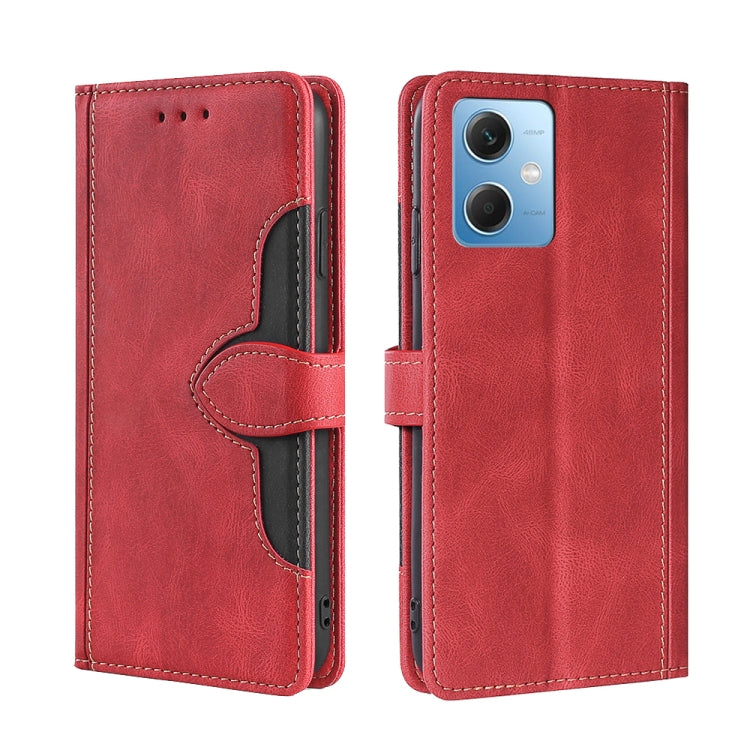 Skin Feel Magnetic Buckle Leather Phone Case