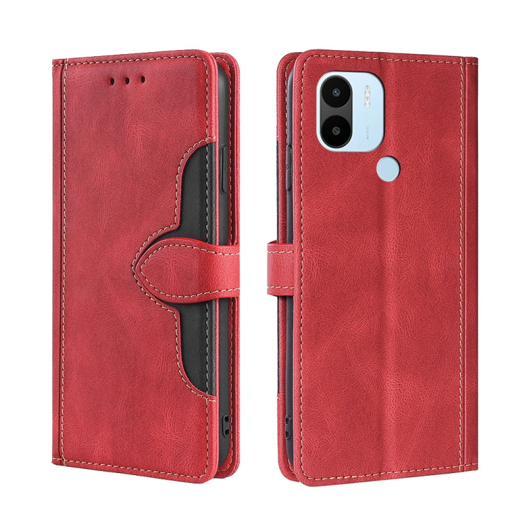 Skin Feel Magnetic Buckle Leather Phone Case