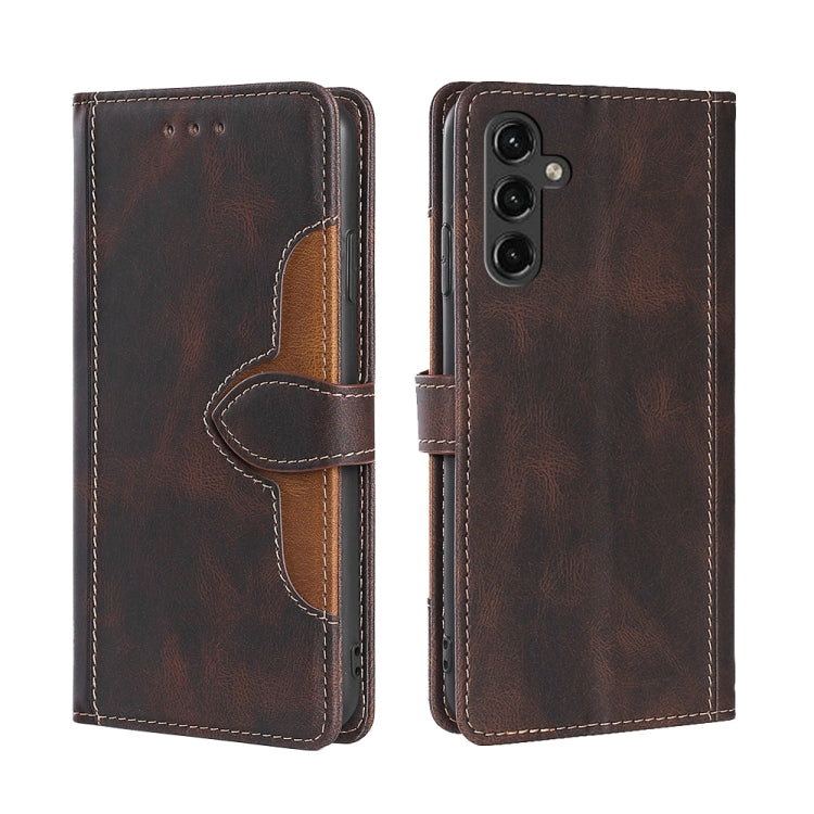 Skin Feel Magnetic Buckle Leather Phone Case, For Motorola Moto G72 4G, For vivo V25 Pro 5G, For Xiaomi Redmi Note 12 China, For Xiaomi Redmi Note 12 Pro 5G China, For Xiaomi Redmi Note 12 Pro+ China, For Xiaomi Redmi A1+ 4G