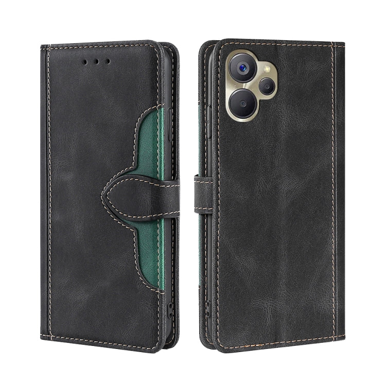 Skin Feel Magnetic Buckle Leather Phone Case