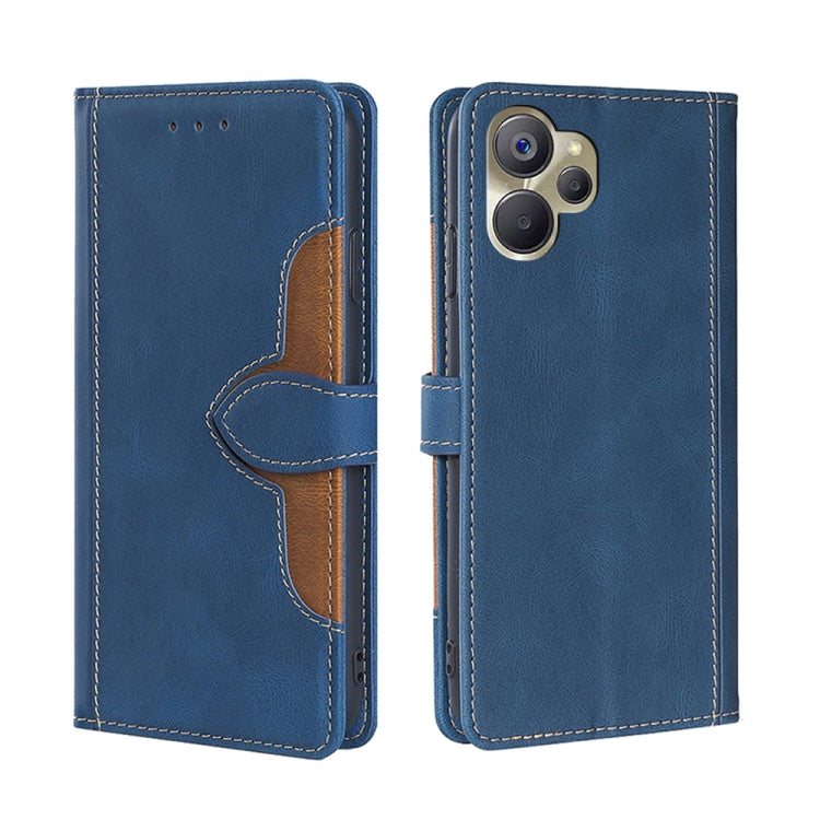 Skin Feel Magnetic Buckle Leather Phone Case