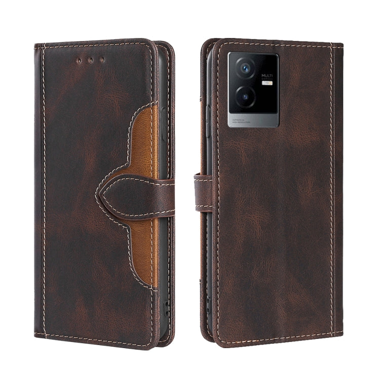 Skin Feel Magnetic Buckle Leather Phone Case