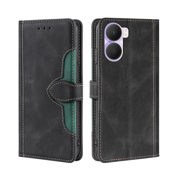 Skin Feel Magnetic Buckle Leather Phone Case
