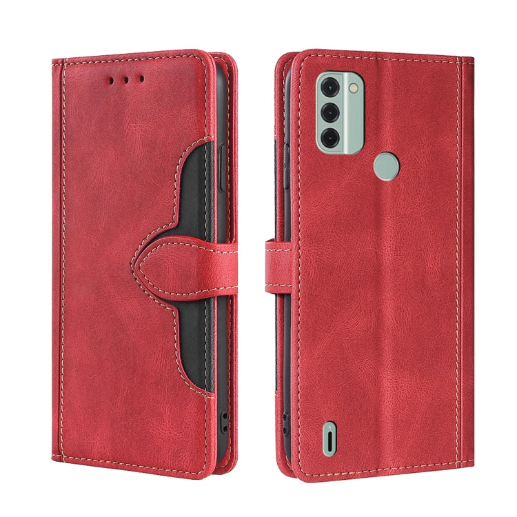 Skin Feel Magnetic Buckle Leather Phone Case
