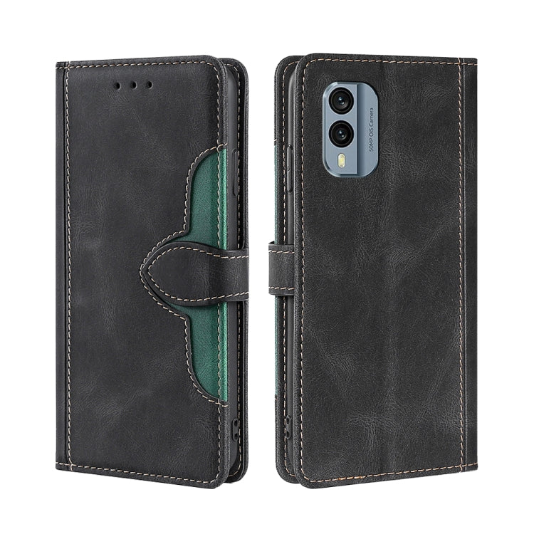 Skin Feel Magnetic Buckle Leather Phone Case