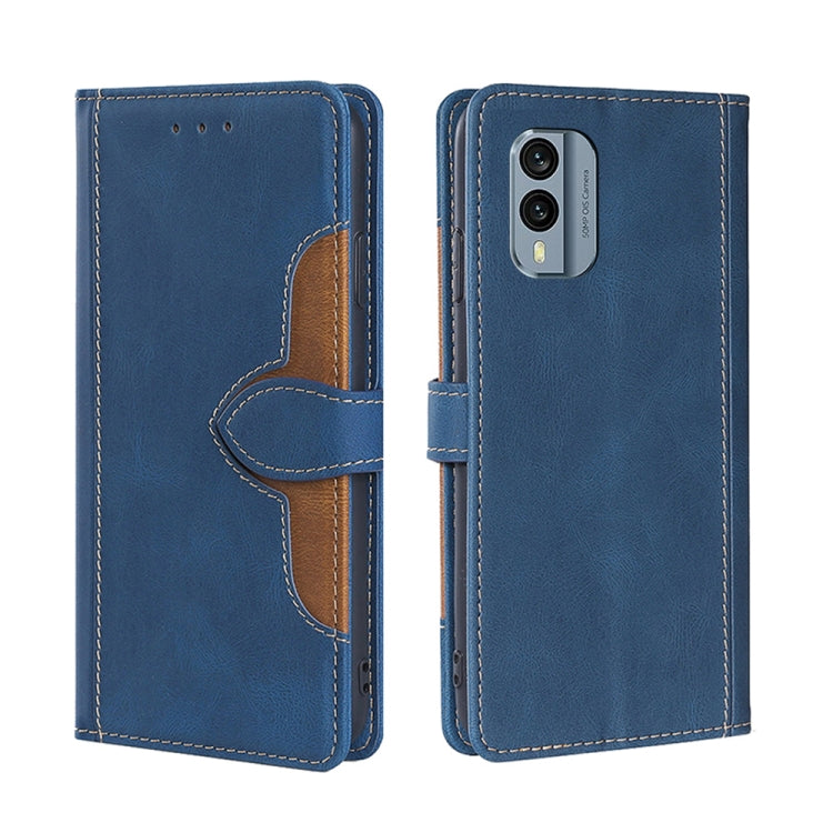 Skin Feel Magnetic Buckle Leather Phone Case