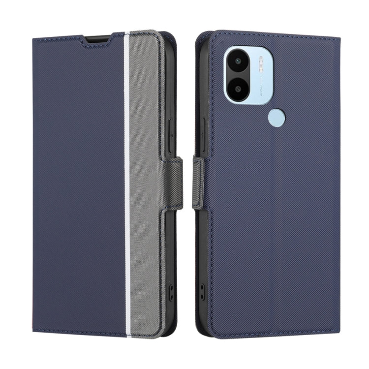 Twill Texture Side Button Leather Phone Case, For Motorola Moto G72 4G, For vivo V25 Pro 5G, For Xiaomi Redmi Note 12 China, For Xiaomi Redmi Note 12 Pro 5G China, For Xiaomi Redmi Note 12 Pro+ China, For Xiaomi Redmi A1+ 4G