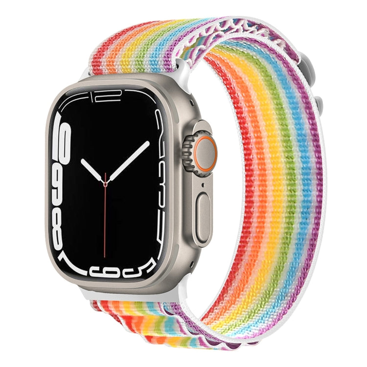 Silver Buckle Nylon Watch Band