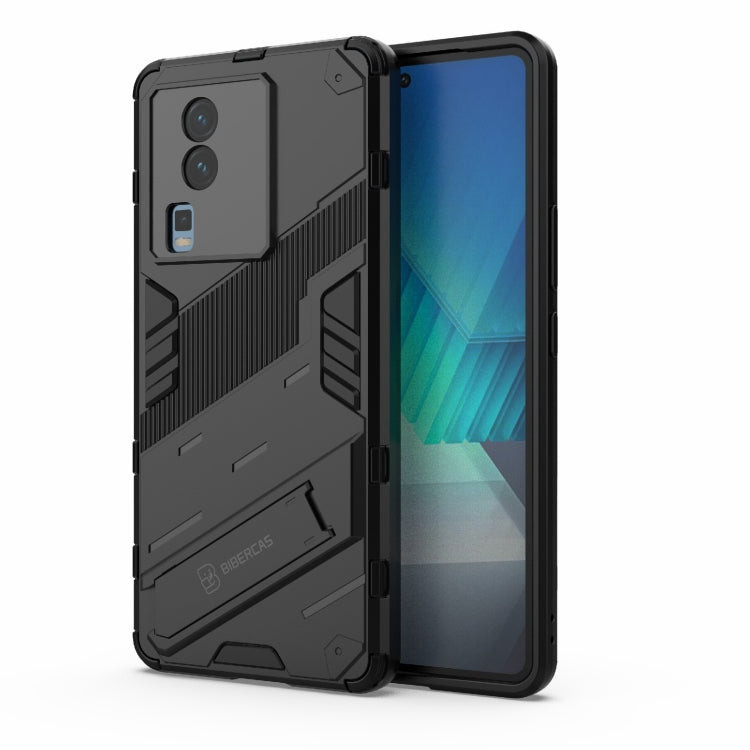 Punk Armor 2 in 1 PC + TPU Phone Case with Invisible Holder, For vivo iQOO Neo7, For Xiaomi Redmi Note 12 China / Note 12 5G India, For Xiaomi Redmi Note 12 Pro 5G China / Note 12 Pro 5G Speed