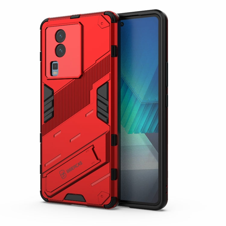 Punk Armor 2 in 1 PC + TPU Phone Case with Invisible Holder, For vivo iQOO Neo7, For Xiaomi Redmi Note 12 China / Note 12 5G India, For Xiaomi Redmi Note 12 Pro 5G China / Note 12 Pro 5G Speed