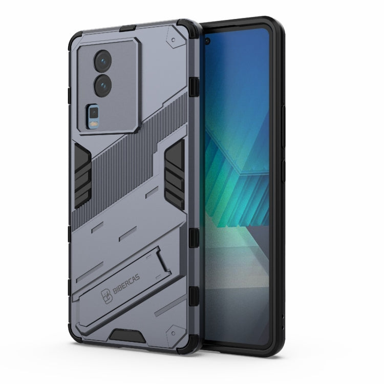 Punk Armor 2 in 1 PC + TPU Phone Case with Invisible Holder, For vivo iQOO Neo7, For Xiaomi Redmi Note 12 China / Note 12 5G India, For Xiaomi Redmi Note 12 Pro 5G China / Note 12 Pro 5G Speed