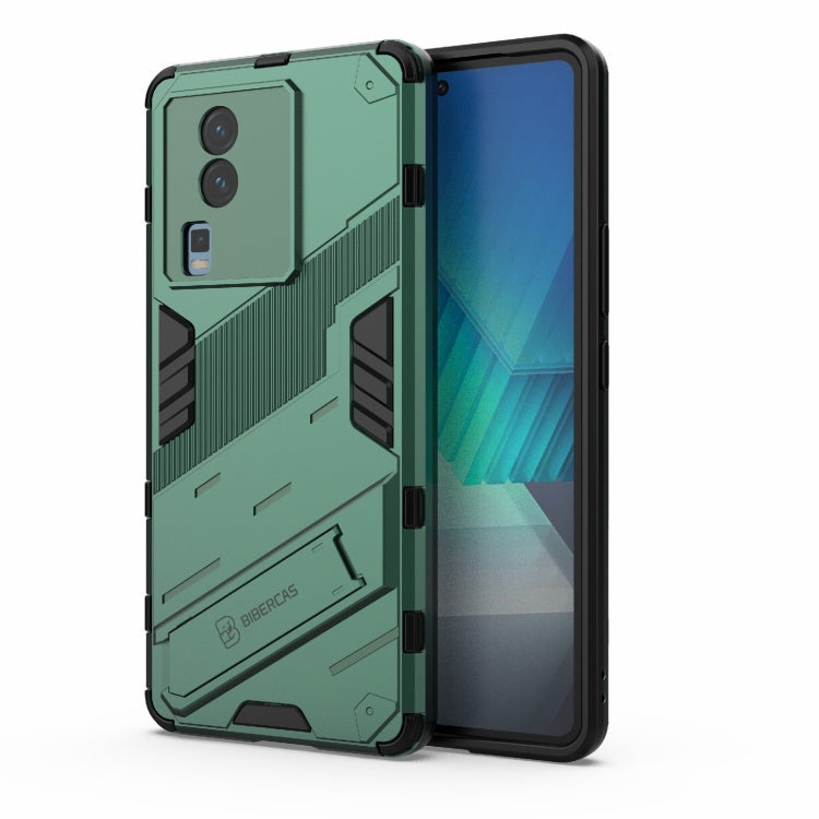 Punk Armor 2 in 1 PC + TPU Phone Case with Invisible Holder, For vivo iQOO Neo7, For Xiaomi Redmi Note 12 China / Note 12 5G India, For Xiaomi Redmi Note 12 Pro 5G China / Note 12 Pro 5G Speed