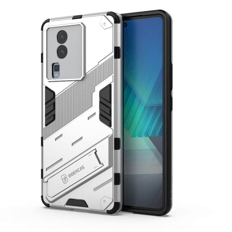 Punk Armor 2 in 1 PC + TPU Phone Case with Invisible Holder, For vivo iQOO Neo7, For Xiaomi Redmi Note 12 China / Note 12 5G India, For Xiaomi Redmi Note 12 Pro 5G China / Note 12 Pro 5G Speed