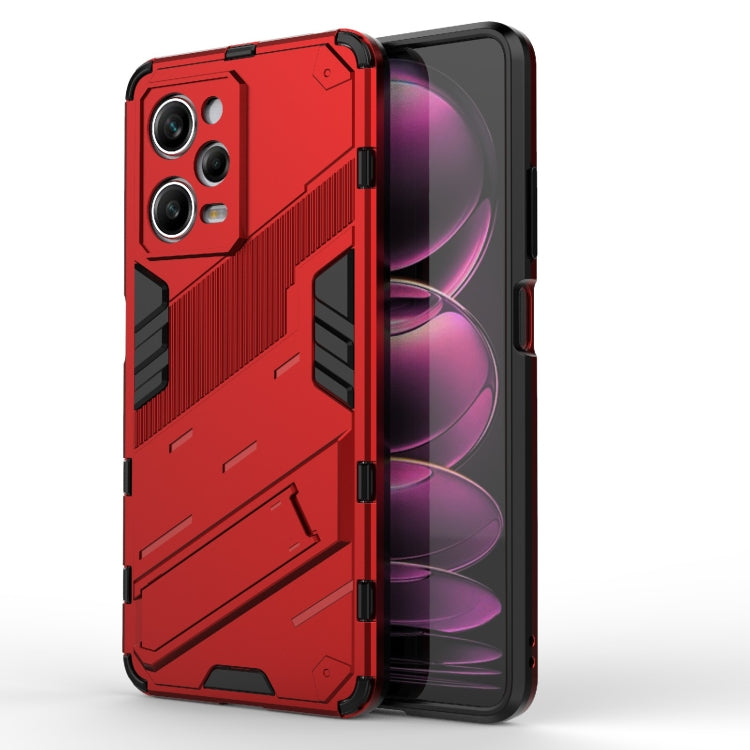 Punk Armor 2 in 1 PC + TPU Phone Case with Invisible Holder, For vivo iQOO Neo7, For Xiaomi Redmi Note 12 China / Note 12 5G India, For Xiaomi Redmi Note 12 Pro 5G China / Note 12 Pro 5G Speed