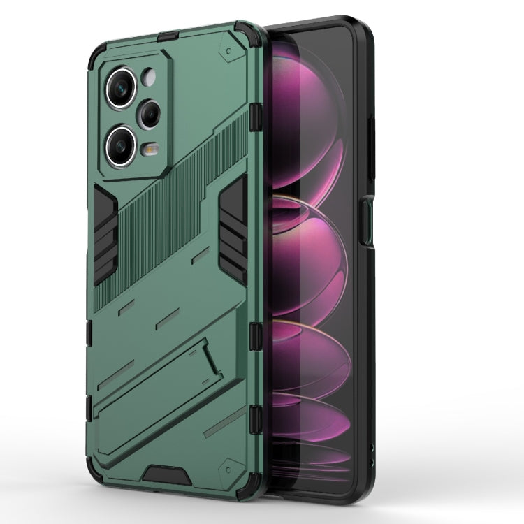 Punk Armor 2 in 1 PC + TPU Phone Case with Invisible Holder, For vivo iQOO Neo7, For Xiaomi Redmi Note 12 China / Note 12 5G India, For Xiaomi Redmi Note 12 Pro 5G China / Note 12 Pro 5G Speed, For Xiaomi Redmi Note 12 Pro+ China