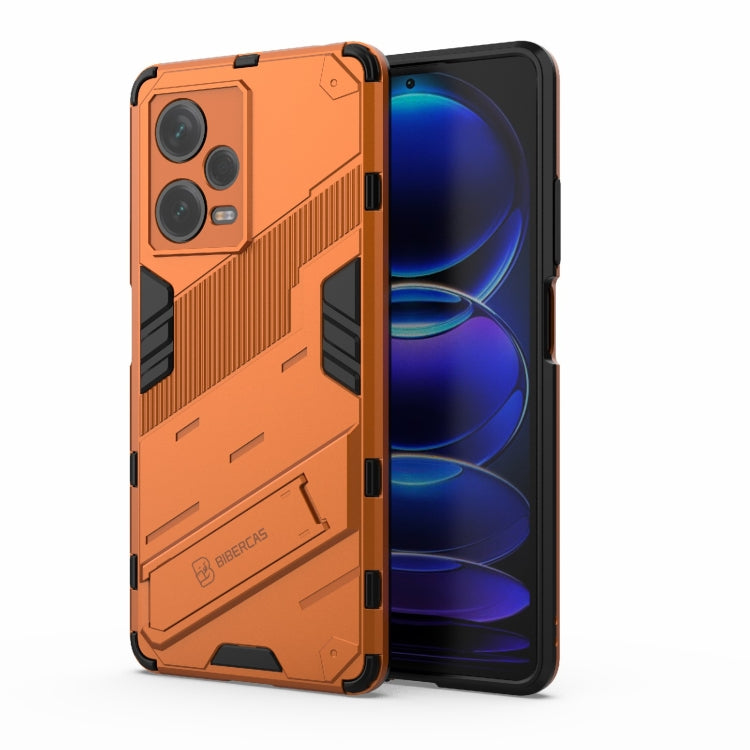 Punk Armor 2 in 1 PC + TPU Phone Case with Invisible Holder, For Xiaomi Redmi Note 12 Pro+ China
