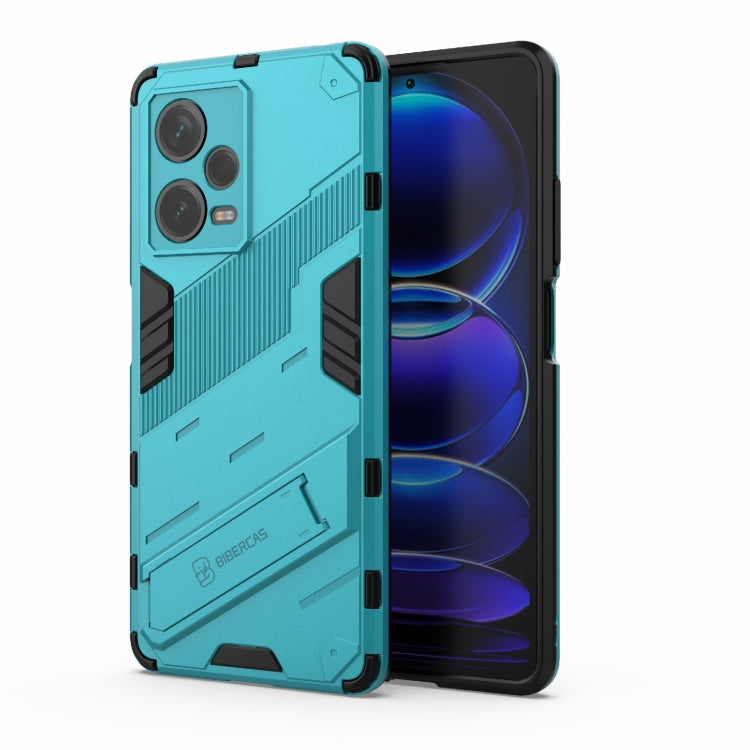 Punk Armor 2 in 1 PC + TPU Phone Case with Invisible Holder, For Xiaomi Redmi Note 12 Pro+ China