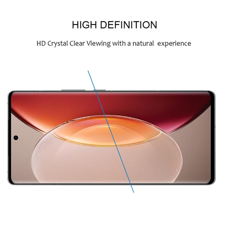 3D Curved Edge Full Screen Tempered Glass Film, For vivo X90 / X90 Pro / X90 Pro+(1 PC)