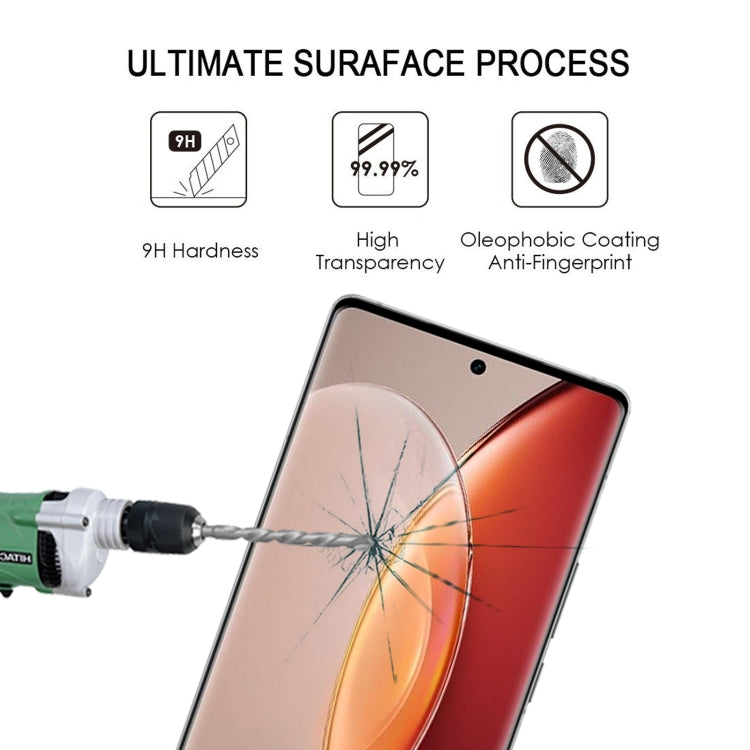 3D Curved Edge Full Screen Tempered Glass Film, For vivo X90 / X90 Pro / X90 Pro+(1 PC)