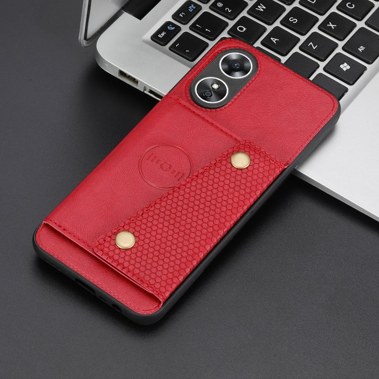 Double Buckle Card Slots Magnetic Phone Case, For OPPO A17, For Samsung Galaxy A04, For Xiaomi 12T Pro