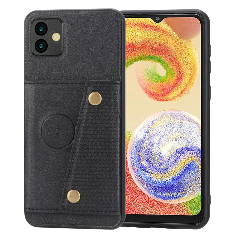 Double Buckle Card Slots Magnetic Phone Case, For OPPO A17, For Samsung Galaxy A04, For Xiaomi 12T Pro