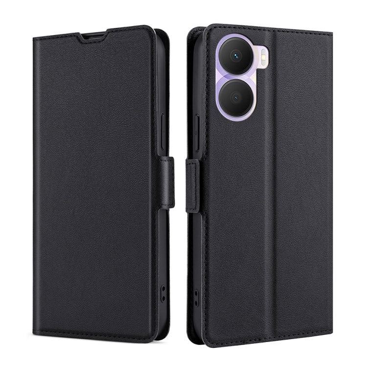 Ultra-thin Voltage Side Buckle Horizontal Flip Leather Phone Case