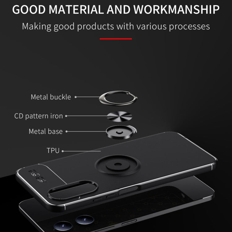 Metal Ring Holder TPU Phone Case, For OPPO A17, For Realme 10 5G, For Realme 10 Pro+ 5G, For vivo X90 5G