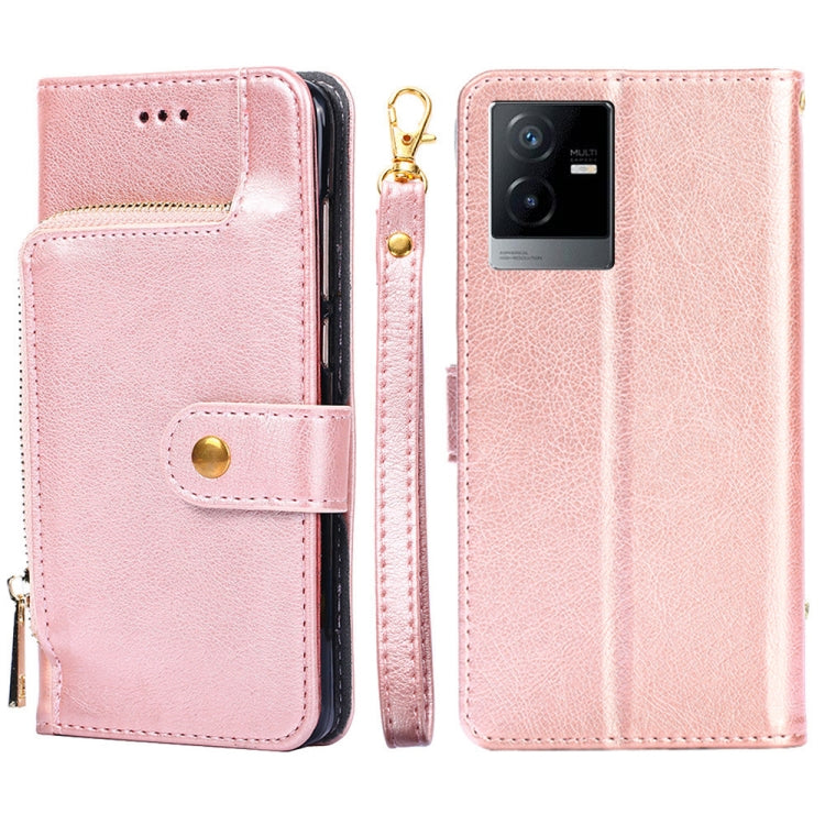 Zipper Bag Leather Phone Case, For vivo iQOO Neo7, For Realme 9i 5G Global/10 5G, For vivo T2x 5G/Y73t/iQOO Z6x, For Huawei nova Y61, For Honor Play 40 Plus, For Nokia X30 5G, For ZTE Blade A52 Lite