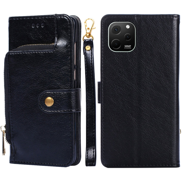 Zipper Bag Leather Phone Case, For vivo iQOO Neo7, For Realme 9i 5G Global/10 5G, For vivo T2x 5G/Y73t/iQOO Z6x, For Huawei nova Y61, For Honor Play 40 Plus, For Nokia X30 5G, For ZTE Blade A52 Lite