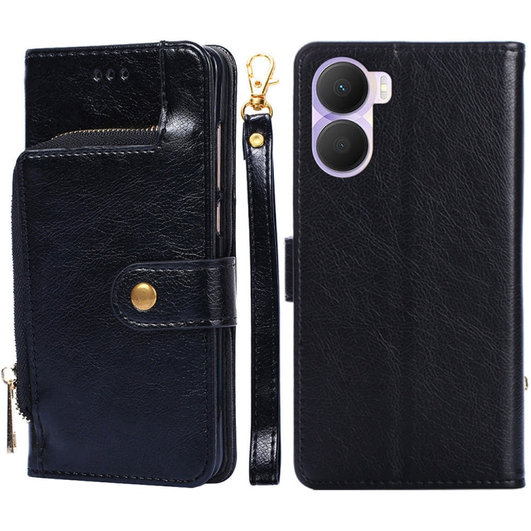 Zipper Bag Leather Phone Case, For vivo iQOO Neo7, For Realme 9i 5G Global/10 5G, For vivo T2x 5G/Y73t/iQOO Z6x, For Huawei nova Y61, For Honor Play 40 Plus, For Nokia X30 5G, For ZTE Blade A52 Lite