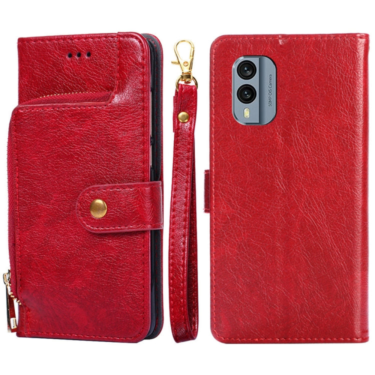 Zipper Bag Leather Phone Case, For vivo iQOO Neo7, For Realme 9i 5G Global/10 5G, For vivo T2x 5G/Y73t/iQOO Z6x, For Huawei nova Y61, For Honor Play 40 Plus, For Nokia X30 5G, For ZTE Blade A52 Lite