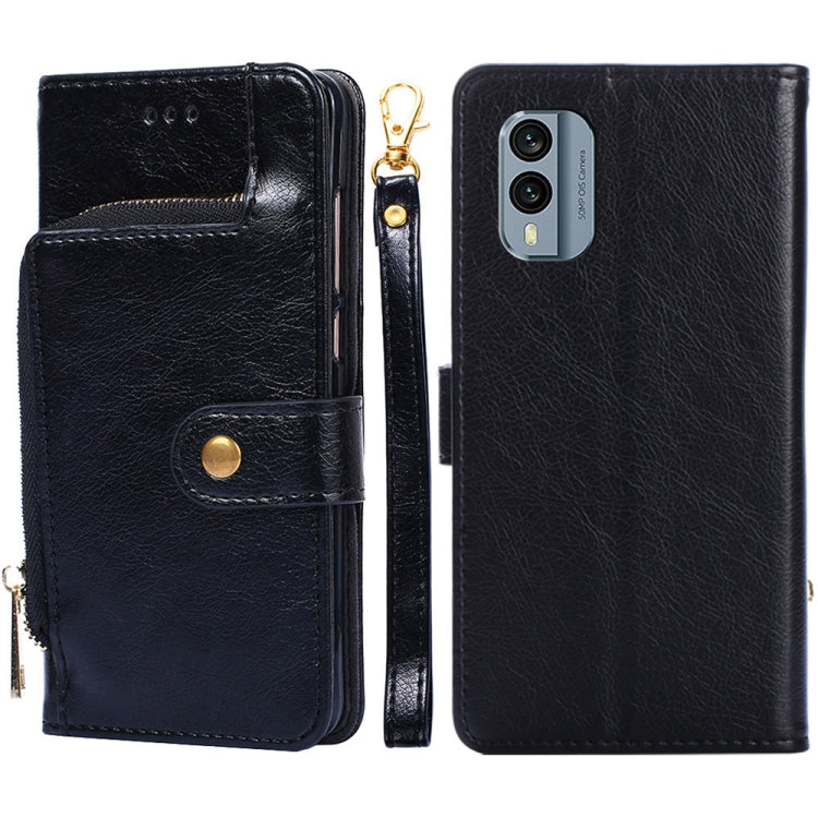 Zipper Bag Leather Phone Case, For vivo iQOO Neo7, For Realme 9i 5G Global/10 5G, For vivo T2x 5G/Y73t/iQOO Z6x, For Huawei nova Y61, For Honor Play 40 Plus, For Nokia X30 5G, For ZTE Blade A52 Lite