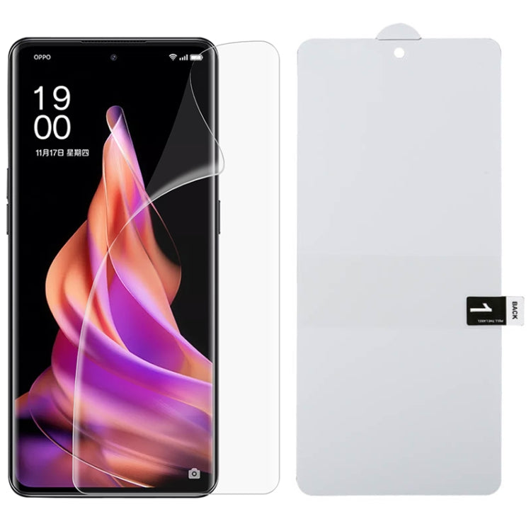 Full Screen Explosion-proof Hydrogel Film, For OPPO Reno9(1 PC), For OPPO Reno9 Pro(1 PC), For OPPO Reno9 Pro+(1 PC)