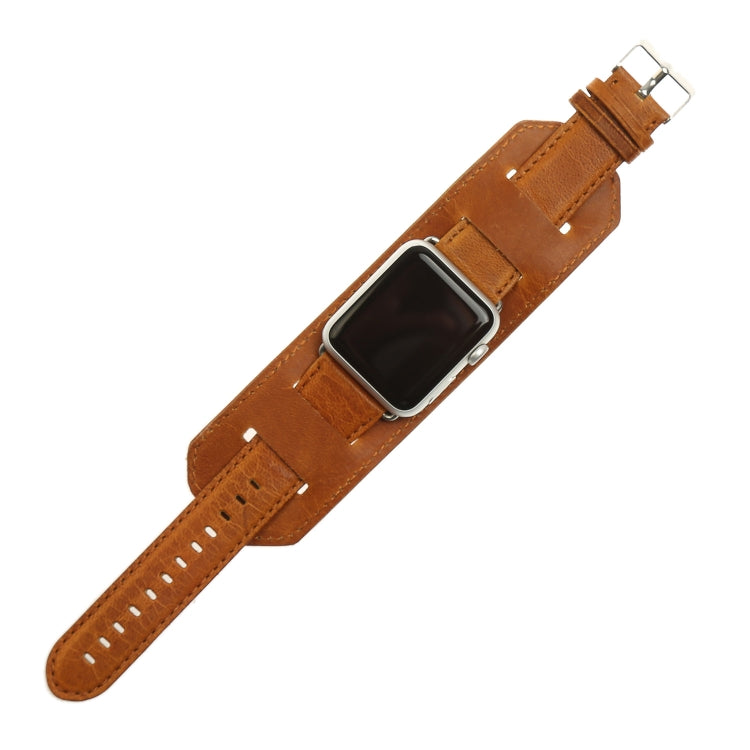 Crazy Horse Texture Bracelet Watchband, For Apple Watch 5 &amp; 4 40mm / 3 &amp; 2 &amp; 1 38mm, For Apple Watch 5 &amp; 4 44mm / 3 &amp; 2 &amp; 1 42mm