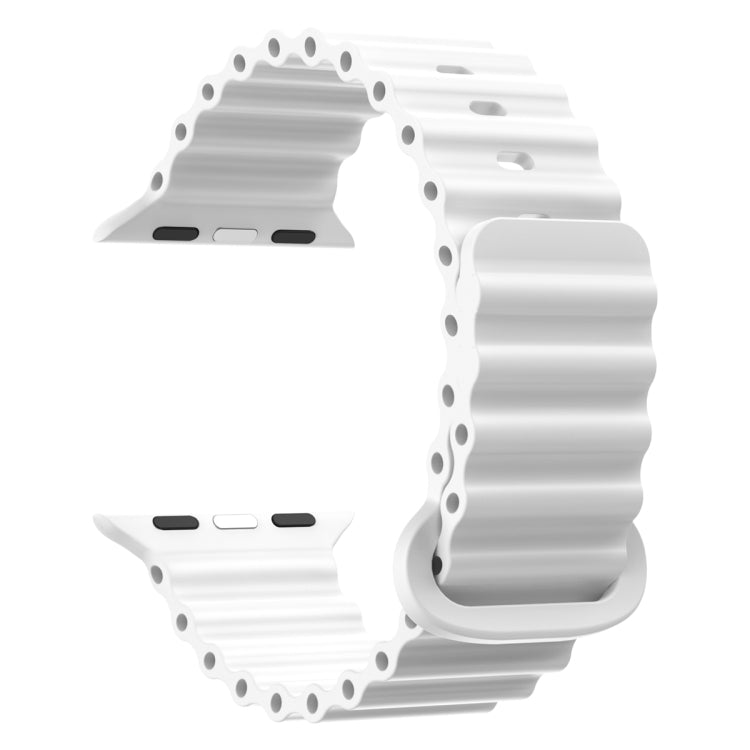 Silicone Watch Band, For Apple Watch Ultra 49mm / Series 8&amp;7 45mm / SE 2&amp;6&amp;SE&amp;5&amp;4 44mm, For Apple Watch Series 8&amp;7 41mm / SE 2&amp;6&amp;SE&amp;5&amp;4 40mm / 3&amp;2&amp;1 38mm