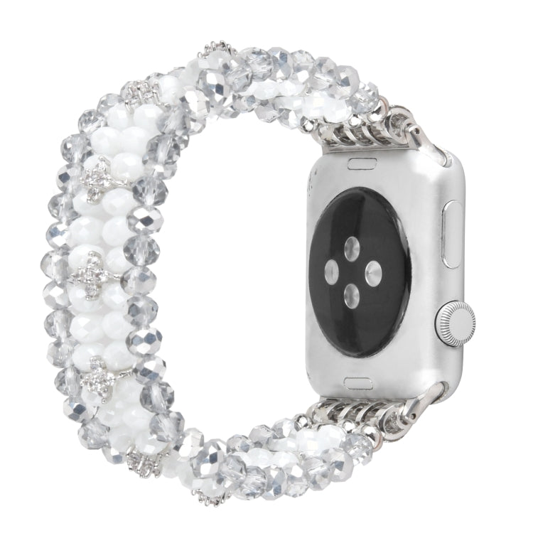 Pearl Crystal Watchband, For Apple Watch 5 &amp; 4 40mm / 3 &amp; 2 &amp; 1 38mm, For Apple Watch 5 &amp; 4 44mm / 3 &amp; 2 &amp; 1 42mm