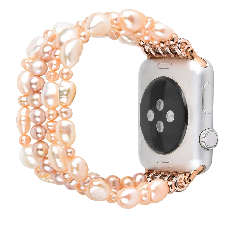 Pearl Crystal Watchband, For Apple Watch 5 &amp; 4 40mm / 3 &amp; 2 &amp; 1 38mm, For Apple Watch 5 &amp; 4 44mm / 3 &amp; 2 &amp; 1 42mm