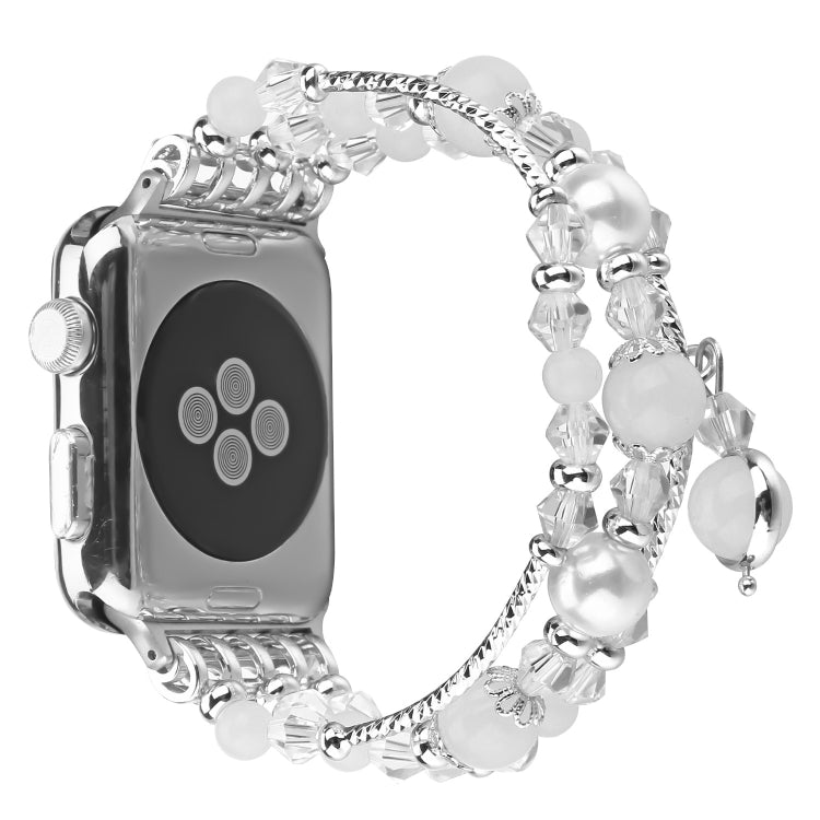 Luminous Agate Watchband, For Apple Watch 5 &amp; 4 40mm / 3 &amp; 2 &amp; 1 38mm, For Apple Watch Ultra 49mm / Series 8&amp;7 45mm / SE 2&amp;6&amp;SE&amp;5&amp;4 44mm / 3&amp;2&amp;1 42mm