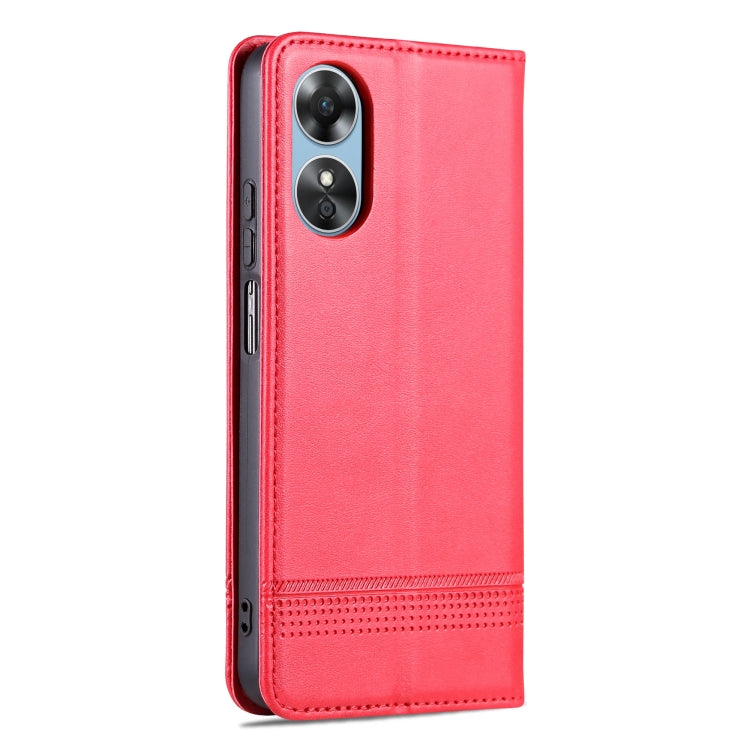 AZNS Magnetic Calf Texture Flip Leather Phone Case, For OPPO A17, For Xiaomi 12T / 12T Pro / Redmi K50 Ultra