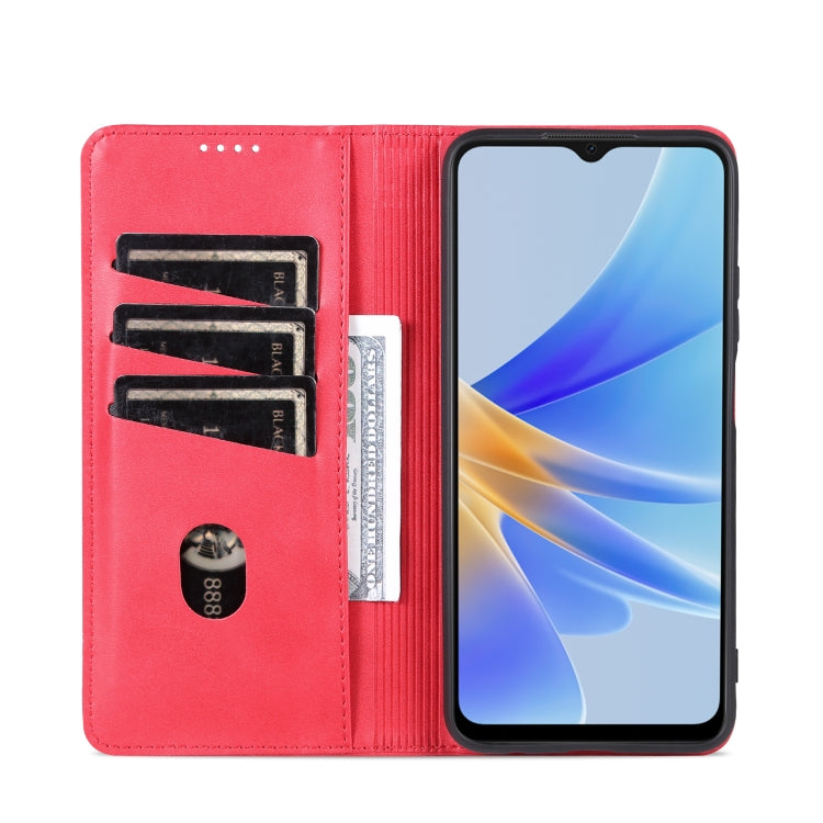 AZNS Magnetic Calf Texture Flip Leather Phone Case