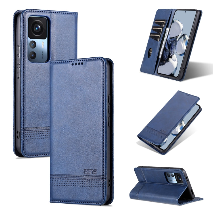 AZNS Magnetic Calf Texture Flip Leather Phone Case, For OPPO A17, For Xiaomi 12T / 12T Pro / Redmi K50 Ultra