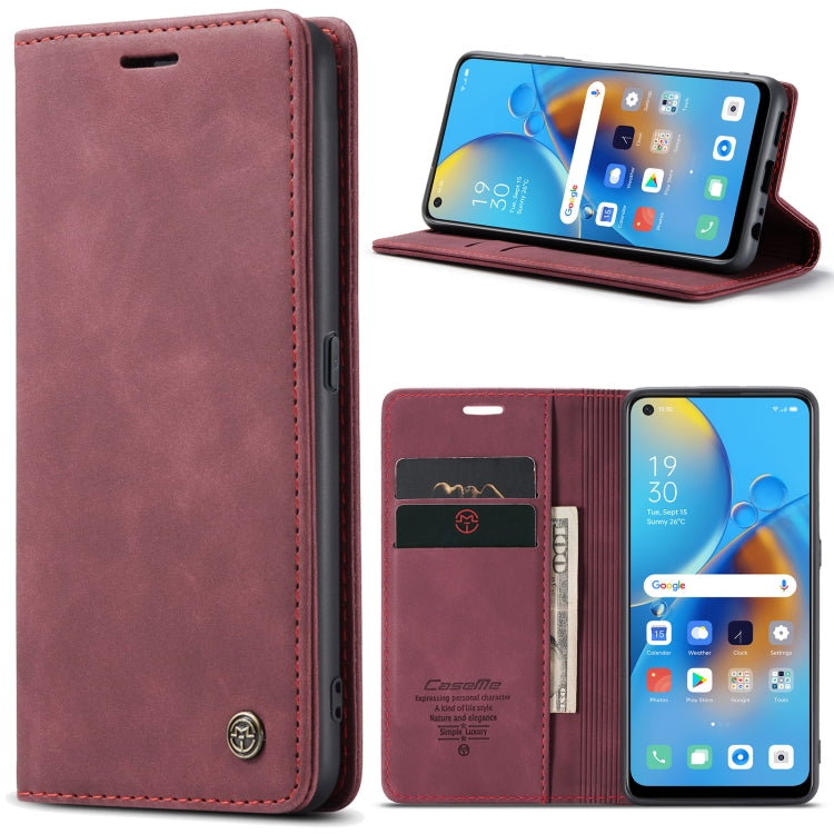 CaseMe 013 Multifunctional Horizontal Flip Leather Phone Case, For OPPO F19/F19S/A74 4G/A95 4G