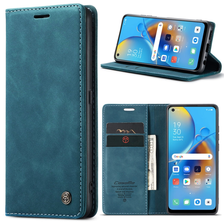 CaseMe 013 Multifunctional Horizontal Flip Leather Phone Case, For OPPO F19/F19S/A74 4G/A95 4G