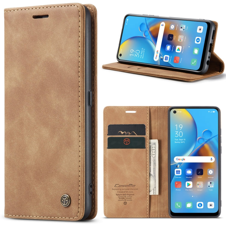 CaseMe 013 Multifunctional Horizontal Flip Leather Phone Case, For OPPO F19/F19S/A74 4G/A95 4G