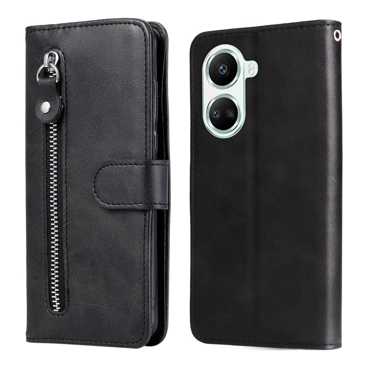 Calf Texture Zipper Leather Phone Case, For Huawei nova 10 SE, For Huawei nova 10, For Huawei nova 10 Pro, For OPPO A58 5G