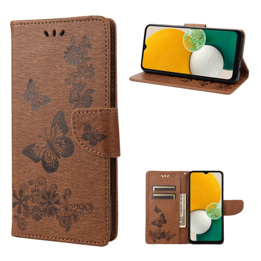 Butterfly Embossed Horizontal Flip Leather Phone Case, For Samsung Galaxy A54 5G, For Nokia G60, For OPPO A17