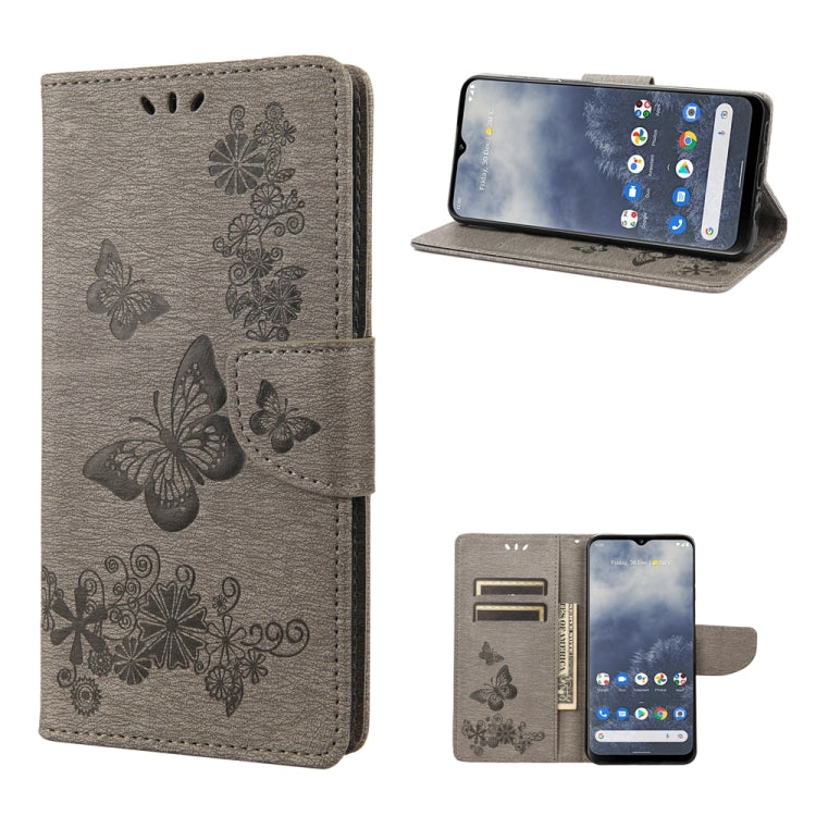 Butterfly Embossed Horizontal Flip Leather Phone Case, For Samsung Galaxy A54 5G, For Nokia G60, For OPPO A17