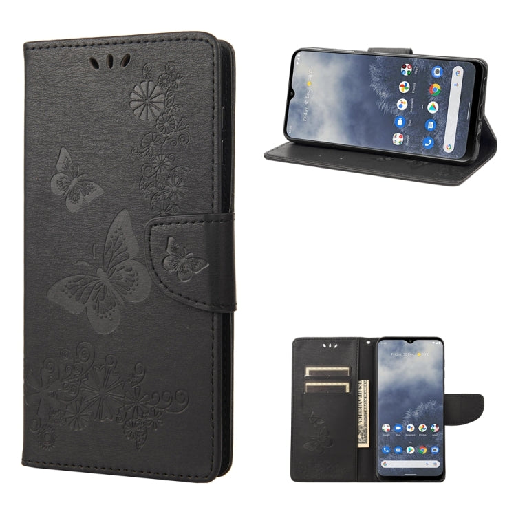 Butterfly Embossed Horizontal Flip Leather Phone Case, For Samsung Galaxy A54 5G, For Nokia G60, For OPPO A17