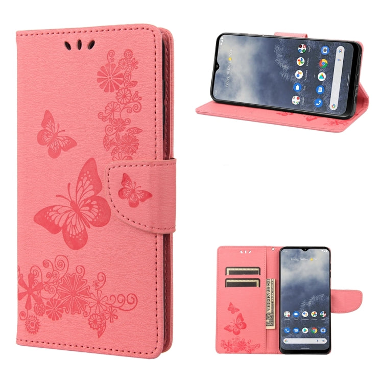 Butterfly Embossed Horizontal Flip Leather Phone Case, For Samsung Galaxy A54 5G, For Nokia G60, For OPPO A17