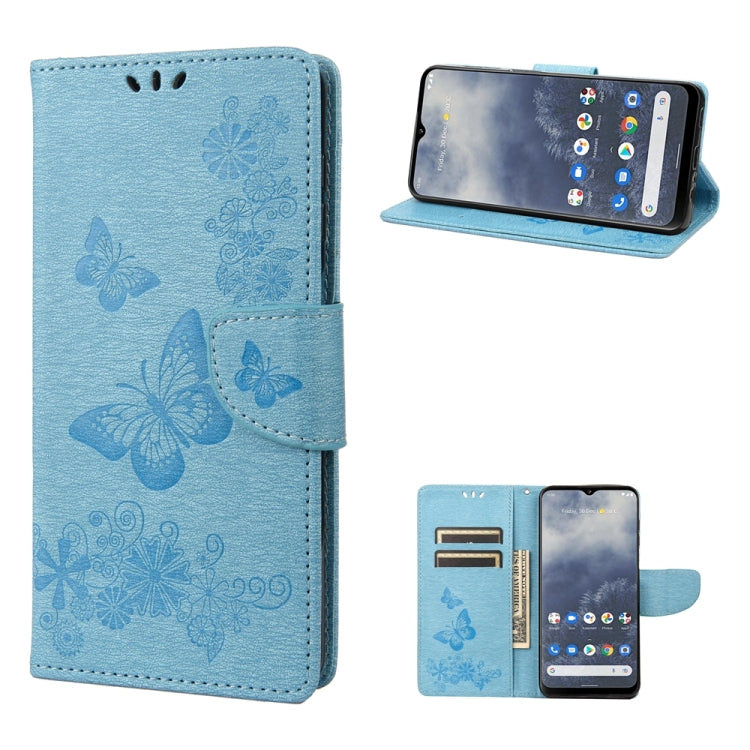 Butterfly Embossed Horizontal Flip Leather Phone Case, For Samsung Galaxy A54 5G, For Nokia G60, For OPPO A17